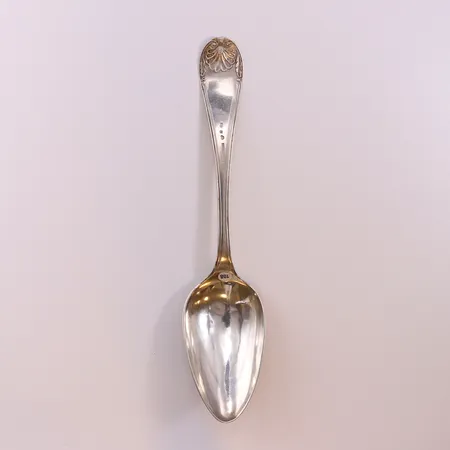 Sked, längd ca 21,5cm, gravyr, A.G. Carlberg, Eksjö 1855. 830/1000 silver Vikt: 40,3 g