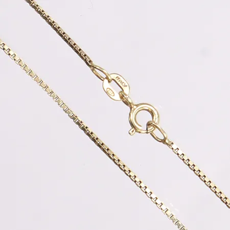 Halskedja Venezia, förgylld, längd 70cm, bredd 1mm, 925/1000 Silver  Vikt: 3,6 g