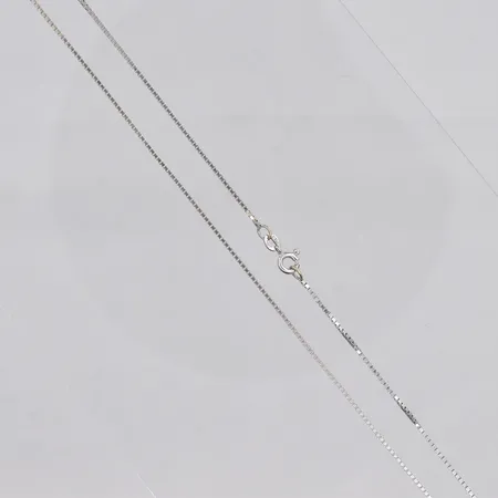 Kedja Venezia, 41,5cm, bredd 1mm, vitguld, 18K Vikt: 3,7 g