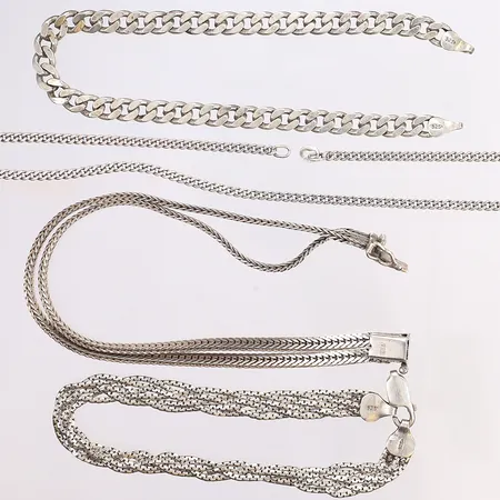 Diverse defekt silver 925/1000 Vikt: 39,6 g