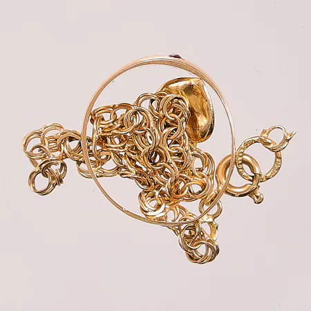 Diverse guld, defekt, 18K 4,6g.