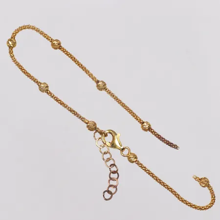 Armband, kulor, defekt av, 14K  Vikt: 1,6 g