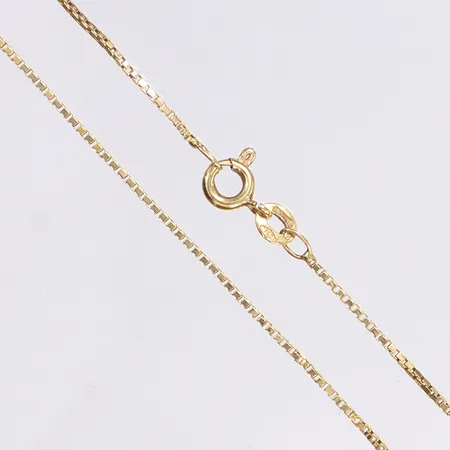 Halskedja, Venezia, längd 44cm, bredd 1mm, 18K Vikt: 3,1 g