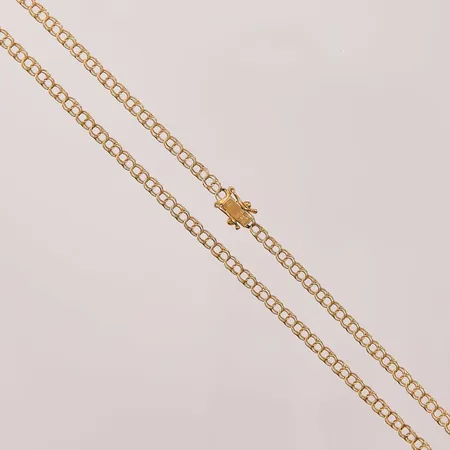 Collier Bismarck, 44cm, bredd:3mm, 18K 6g.