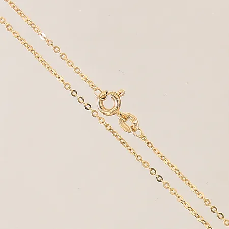 Collier, längd 38cm, bredd 1mm, 18K  Vikt: 1,7 g