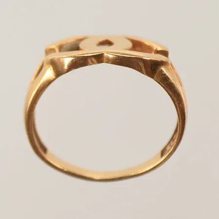 Ring, defekt, 21K Vikt: 4,6 g