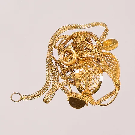 Diverse guld, defekt/skevt, 21K 3,6g.