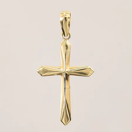 Hänge, kors, 27x13mm, 18K Vikt: 0,5 g
