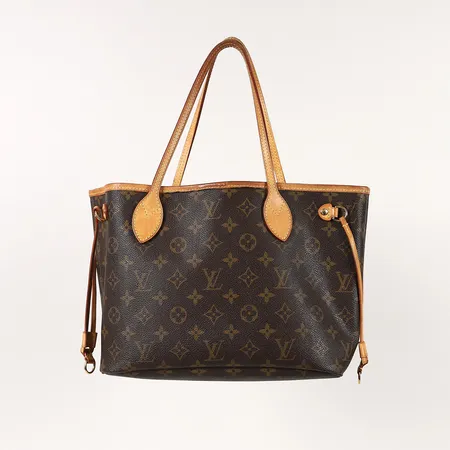 Väska, Louis Vuitton Neverfull PM Monogram, datumkod Spanien 2010, bruksslitage slitage, smuts/fläckar, 28x12x22cm, dustbag, kartong samt papperspåse. Skickas med postpaket.