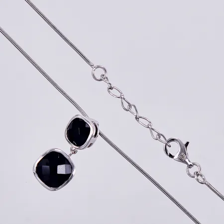 Kedja med hänge, GHA, längd: ca 44cm, Ø3,5cm, silver 925/1000 Vikt: 11,7 g