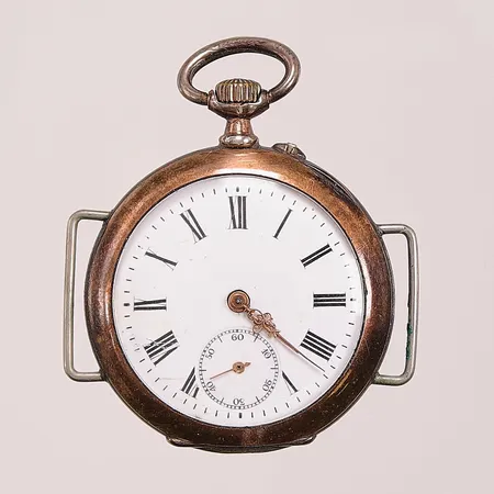Mormorsur/armbandsur, 34mm, 800/1000 Silver bruttovikt 31,1g.