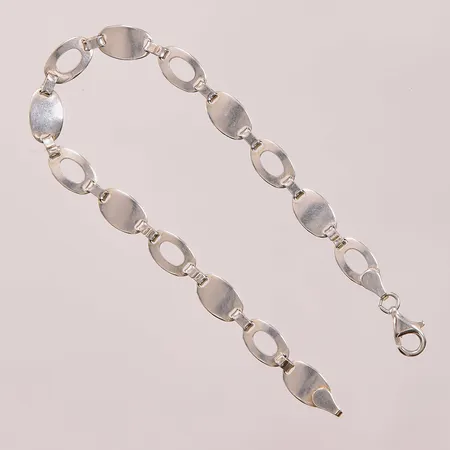 Armband, 18,5cm, bredd:7mm, 925/1000 Silver 7,8g.