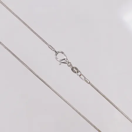 Kedja, Ormlänk, 51cm, bredd 1,2mm, 925/1000 silver Vikt: 4,4 g