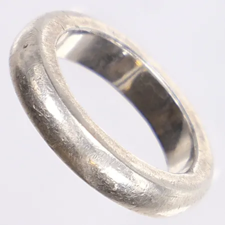  Ring, slät, stl 19, bredd 7mm, 830/1000 silver,  Vikt: 11,4 g