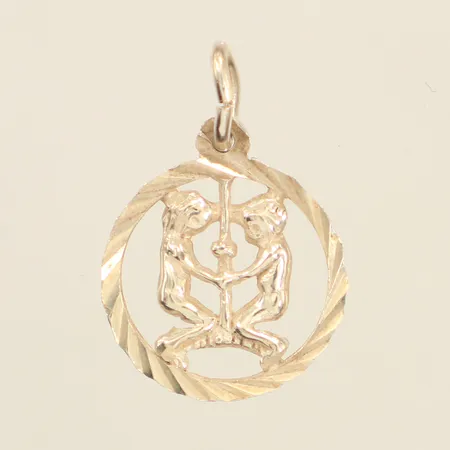 Hänge, längd inkl ögla ca 20mm, Ø14mm, skev ögla, 925/1000 silver Vikt: 1 g
