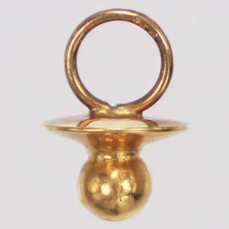 Hänge, napp, 10mm, 18K   Vikt: 0,5 g