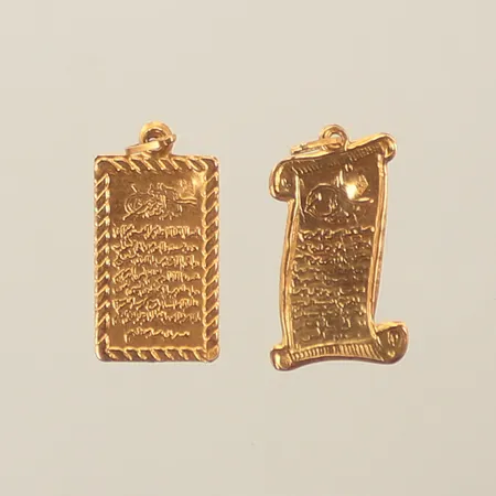 Hängen, 20x10mm, 18K Vikt: 1,2 g