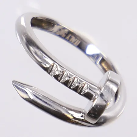 Ring i form av spik, stl 17½, bredd 2-10mm, stilkopia, 14K  Vikt: 3,5 g