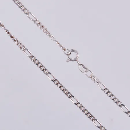 Kedja Figaro, längd: ca 59cm, bredd: ca 3mm, 925/1000 silver  Vikt: 10,6 g