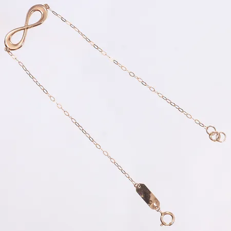 Armband, 18cm, bredd 0,5-6,5mm, rosé guld, 18K Vikt: 0,9 g