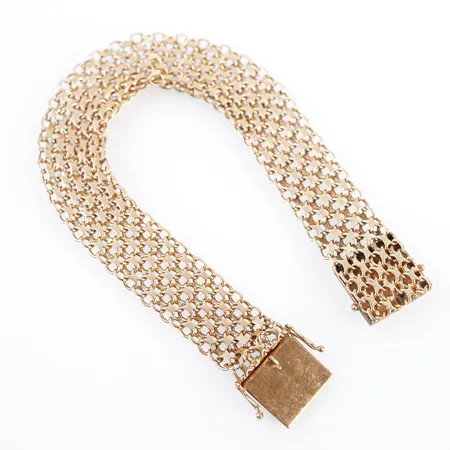 Armband, x-länk, 20mm, bredd 15mm, 18k Vikt: 23 g