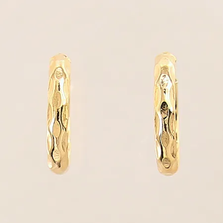 Ett par örhängen, Ø24mm, GHA, 18K  Vikt: 2,1 g