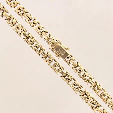Kedja Kejsarlänk, längd 58,4cm, bredd 6mm, 18K  Vikt: 126,7 g