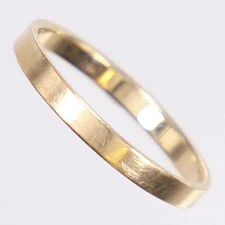Ring, stl 16, bredd 2mm, 14K, Vikt: 1,2 g
