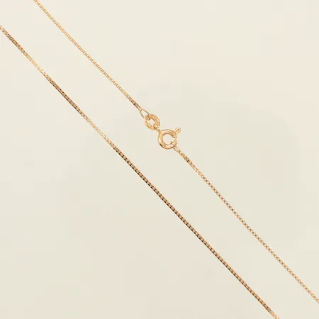 Kedja Venezia, längd 43,5cm, bredd ca 1mm, UnoAErre, 18K Vikt: 2,6 g