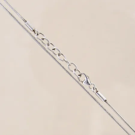 Kedja Ormlänk, längd 44,5-47cm, bredd 1,2mm, silver 925/1000 Vikt: 5,7 g