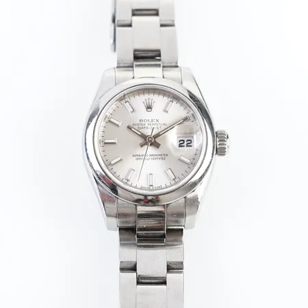 Damur Rolex Datejust 26, Ref: 179160, serie nr : M030096, silver tavla, inga tillbehör.