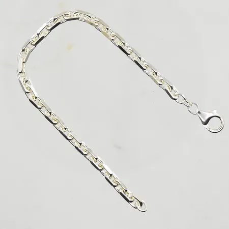 Armband Ankar, längd 20 cm, bredd 5 mm, 925/1000 silver. Vikt: 16,1 g