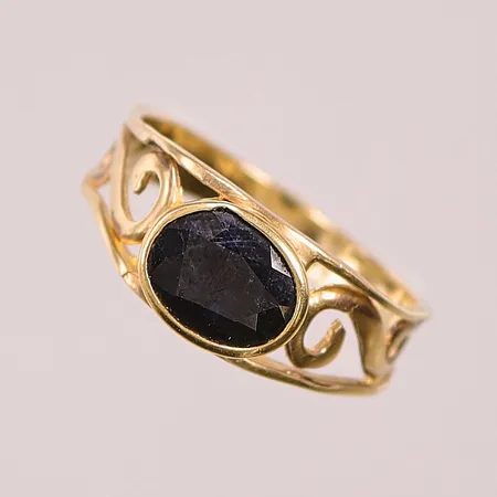 Ring, defekt, sten, 14K 3,8g.