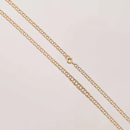 Collier Bismarck, 42cm, bredd:3-4mm, 18K 5,2g.