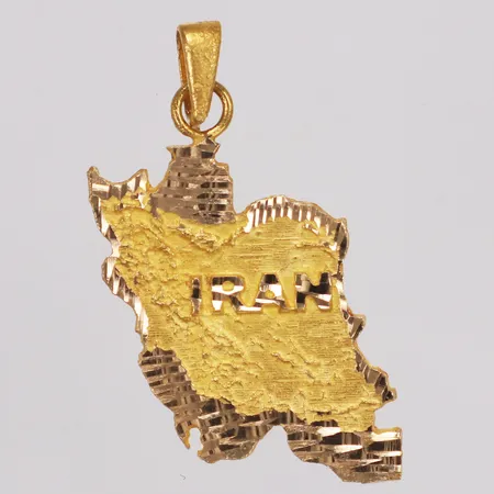 Hänge, Iran, 40mm, 18K  Vikt: 3,8 g