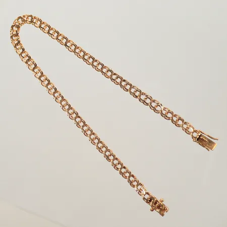 Armband Bismarck, längd 22cm, bredd 4mm, 18K Vikt: 8,9 g