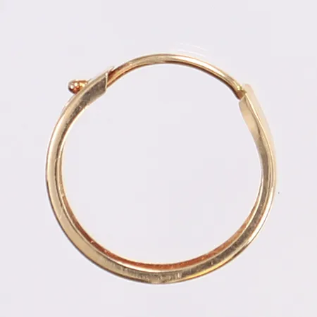 Udda örhänge, creol, Ø15mm, bredd 3mm, 18K Vikt: 0,4 g