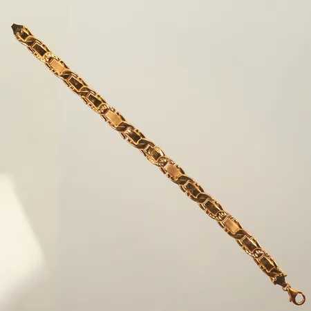Armband, längd 19cm, bredd 6mm, slitet, 21K Vikt: 12,3 g