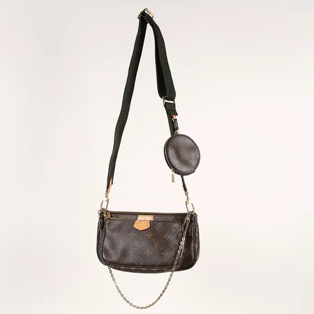 Väska Louis Vuitton, Multi Pochette Accessoires, Monogram Canvas, datumkod CA4270, Made in Spain, mått ca 15,5x24x5,5cm, axelrem i khakigrön, slitage på gulmetall samt läder, inga tillbehör. 