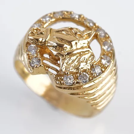 Hänge/brosch, 50mm x 30mm, 18k Vikt: 4,6 g