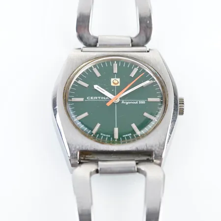 Herrur Certina Argonaut 280, quartz, stål, 36mm, batteribyte krävs Vikt: 0 g