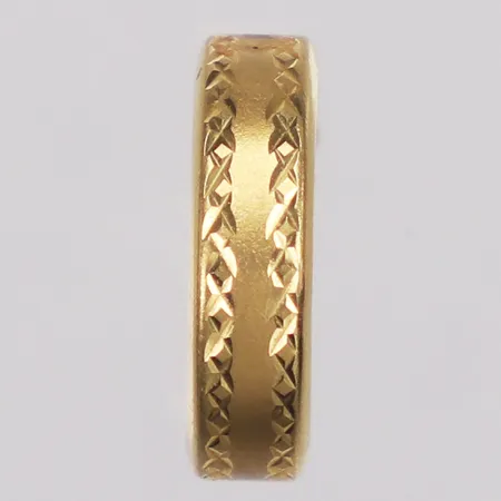Örhänge, udda, 12mm, stopp saknas, 18K  Vikt: 0,3 g