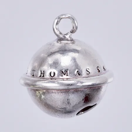 Hänge bjällra, Thomas Sabo Charm Club, Ø ca 1,5cm, ögla trasig, silver 925/1000 Vikt: 4,5 g