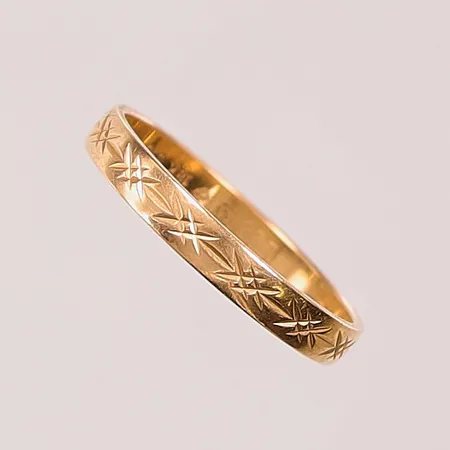 Ring, Ø18½, bredd:3mm, 18K 2,4g.