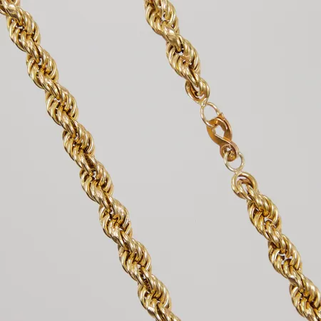 Kedja, Cordell, 55cm, bredd 5,2mm, ihålig, 18K,  Vikt: 17 g