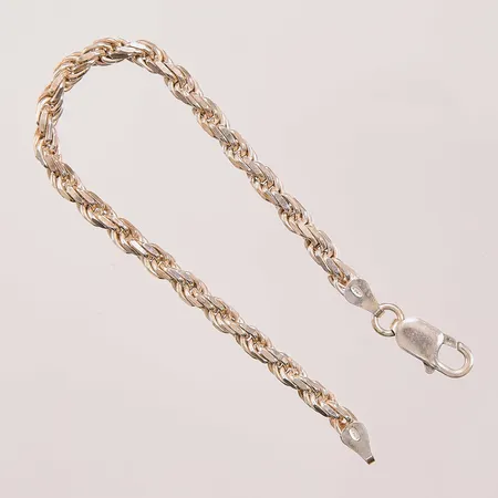 Armband Cordell, 18,5cm, bredd:5mm, 925/1000 Silver 12,7g.