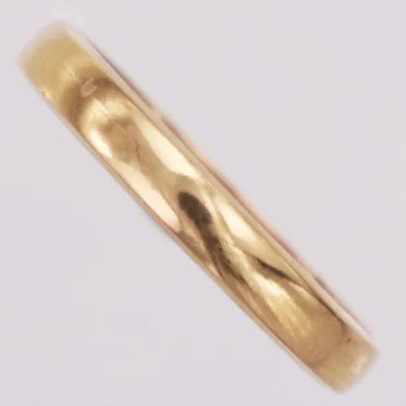 Ring, slät, år 1954, stl 19¾, bredd 3,3mm, gravyr, 18K   Vikt: 3,4 g