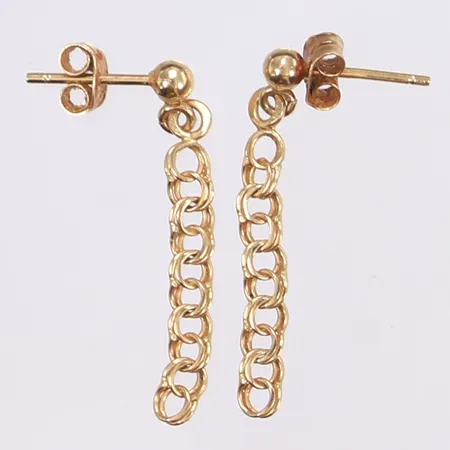 Örhängen, Bismarck, längd 18mm, bredd 3mm, 18K Vikt: 1,1 g