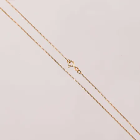 Kedja pansar, 39cm, 18K 1,2g.