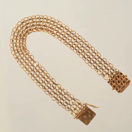 Armband X-länk, defekt/trasigt, 18K Vikt: 15,8 g